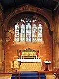 The sanctuary, high altar and east window