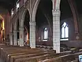 The south arcade and aisle