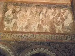 Fresque : les apôtres.