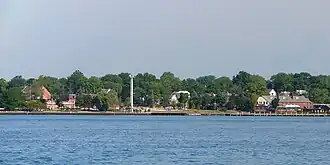 View from across the St. Clair River
