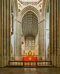 The view from the nave to the sanctuary