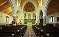 Nave of church looking east