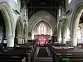 Inside St Mary's parish church