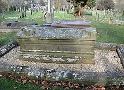Grave of the 6th Duke of Devonshire (d. 1858), founder of modern-day Edensor