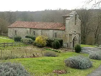 The church in Saint-Adjutory