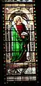 Ulisse De Matteis, Stained-glass window of St. Joachim, Genoa Cathedral, Chapel of St. John the Baptist, 1876.