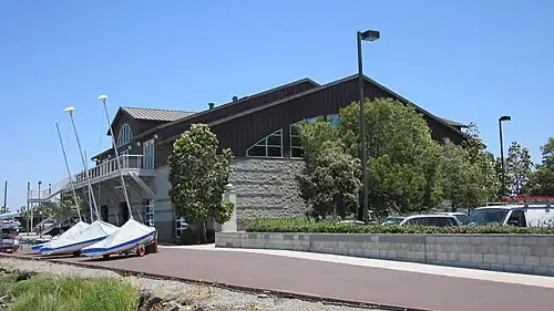 Side view with boats