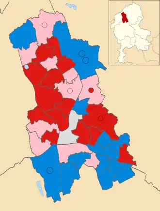 2019 results map