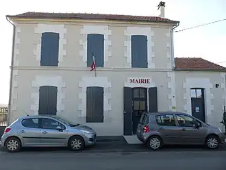The town hall in Saint-Ouen-la-Thène