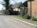 Stowting, old school building.