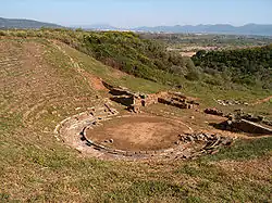 Ruins of the theatre, Stratos