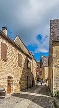 A little street in the village