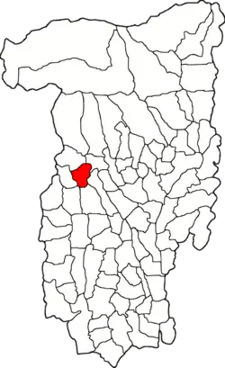 Location in Vâlcea County