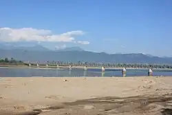 Subansiri river in Lakhimpur