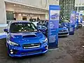 Three Subaru WRX STIs