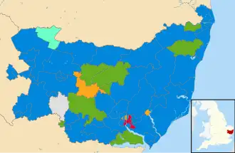 2021 results map