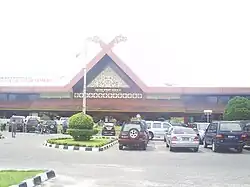 The former terminal building, now demolished