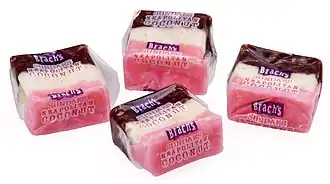 Neapolitan coconut candies