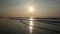 Sunrise at Digha Beach.