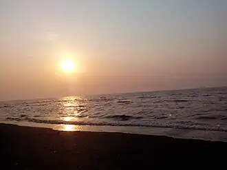 Sunset at Devka beach, Damao