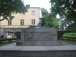 Augustin Ehrensvärd's tomb at the Suomenlinna fortress