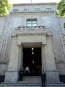 Entrance to the court