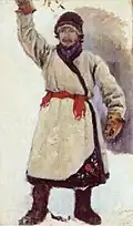 A Peasant with a Shank (1890-1891, State Tretyakov Gallery)
