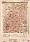 Map of Khyber Pass and surroundings, 1917