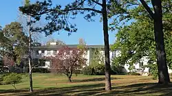 Embassy building in Yarralumla.