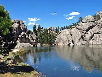 Sylvan Lake in Custer State Park