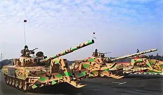 Full-width mine plough built by HVF Chennai