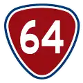 Provincial Highway 64 shield}}