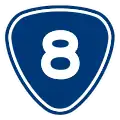 Provincial Highway 8 shield}}