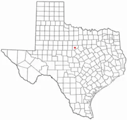 Location of Carbon, Texas