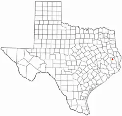 Location of Colmesneil, Texas