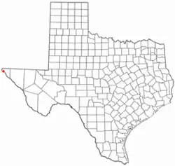 Location in the state of Texas