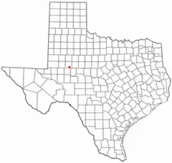 Location of Forsan, Texas