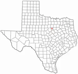 Location of Granbury, Texas