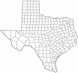 Location of La Villa, Texas