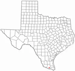 Location of Lopezville, Texas