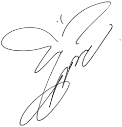 Signature of Taeyeon