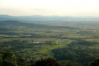 View west over Wonglepong and the Albert River, 2010
