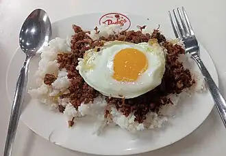 Tapsilog, one of the popular Filipino breakfast meals, originated from Tagalog region