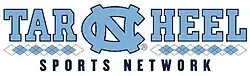 The current Tar Heel Sports Network logo