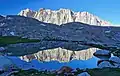 North aspect reflected in a tarn