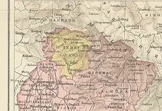 Tehri Garhwal State in The Imperial Gazetteer of India