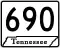 State Route 690 marker