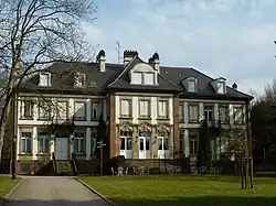 Front facade of a historic home