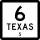 Business&nbsp;State Highway 6-S marker