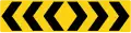 Chevron marker double arrow